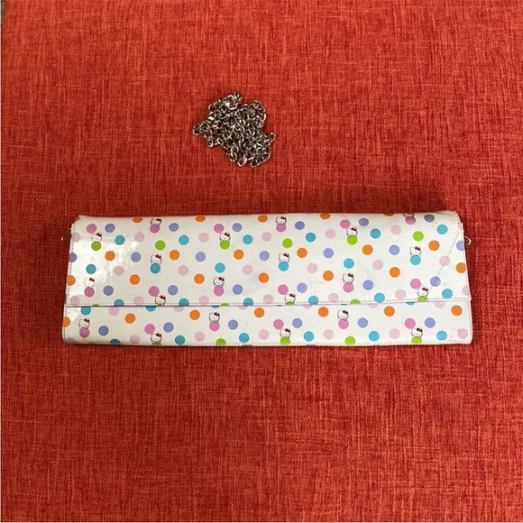 RARE Y2K Runway HEATHERETTE x HELLO KITTY Clutch Purse Bag - Picture 7 of 16